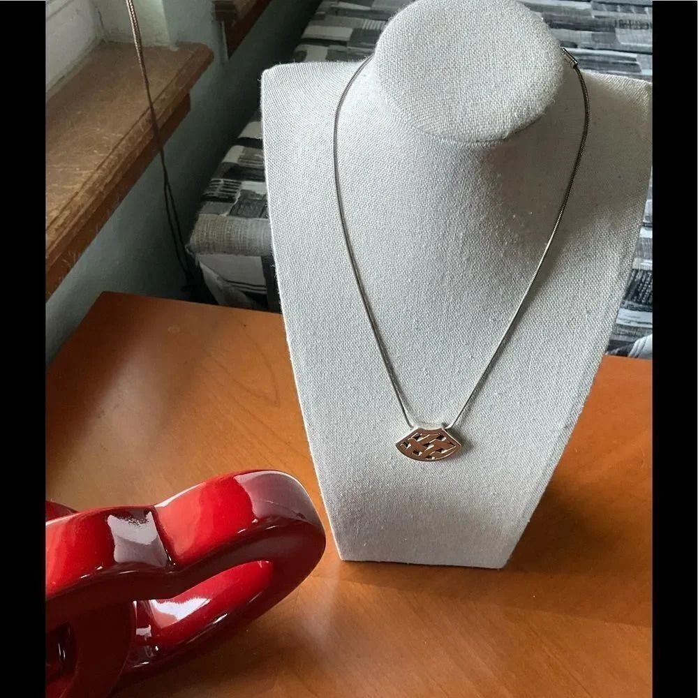 Brighton Collectibles Silver Medallion Necklace Excellent Condition #BJ
